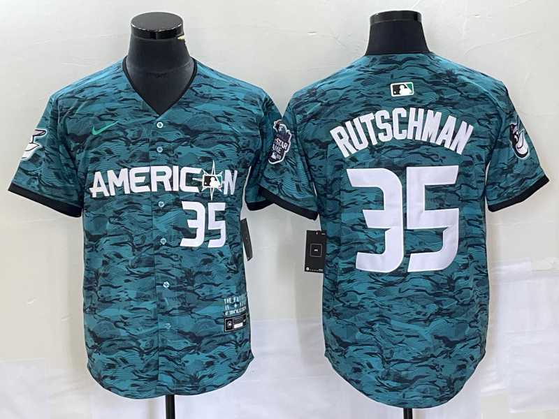 Mens Baltimore Orioles #35 Adley Rutschman Teal 2023 All Star Cool Base Stitched Baseball Jersey->baltimore orioles->MLB Jersey